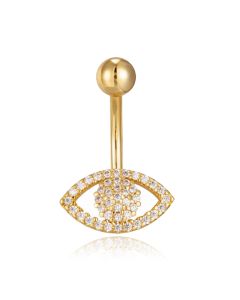 Cilla Navelpiercing van Edelstaal - Eye Goud