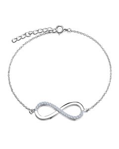 Cilla Jewels armband Silver Infinity