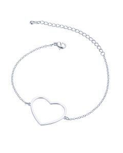 Cilla Jewels Dames Armband Hart Zilver