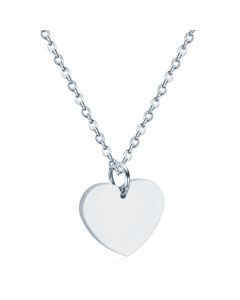 Cilla Jewels dames ketting Edelstaal Zilverkleurig Hartje