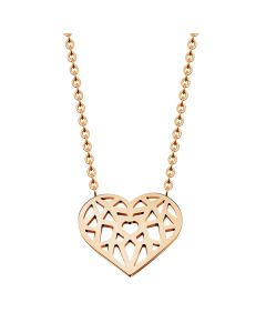 Cilla Jewels dames ketting Heart rosegoud Verguld
