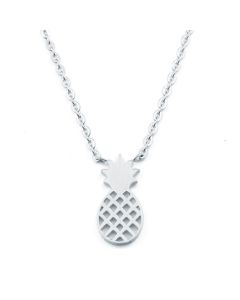 Cilla Jewels dames ketting Pineapple Verzilverd