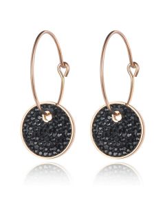 Cilla Jewels Damesoorbellen Black Crystal Storms
