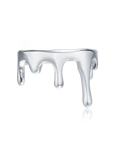 Cilla Jewels Damesring in Gesmolten Zilverstijl 