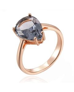 Cilla Jewels Damesring met Grijze Druppelvormige Zirkonia