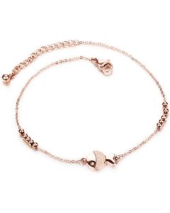 Cilla Jewels enkelband Fish Rose Goudkleurig