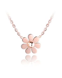 Cilla Jewels ketting Daisy Flower rosegoud Verguld