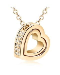Cilla Jewels kettinghanger hartje Goudkleurig