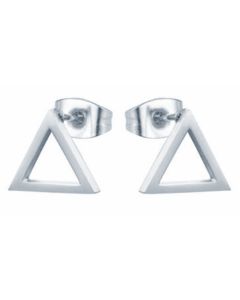 Cilla Jewels Stud oorbellen Verzilverd Triangle