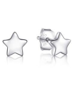 Cilla jewels dames oorknoppen 925 Zilver Stars