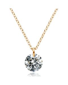 Dames ketting Cilla Jewels Edelstaal Verguld Goudkleurig Zirkoon