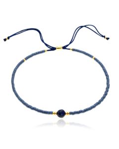 Deja Armband Miyuki Glas kralen - Dark Blue