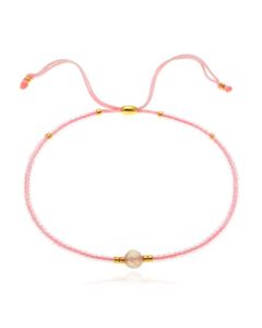Deja Armband Miyuki Glas kralen - Pink