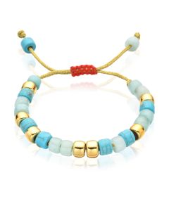 Deja Beads Blauw Mix en Goud