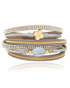Deja Meerdere lagen Armband - Bloem