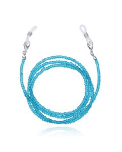 Deja Jewels Blauw Koord voor Zonnebril of Leesbril met Kraaltjes