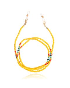 Deja Jewels Geel Bohemian Koord voor Zonnebril of Leesbril