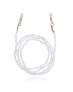 Deja Jewels Wit Koord voor Zonnebril of Leesbril met Kraaltjes