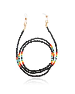 Deja Jewels Zwart Bohemian Koord voor Zonnebril of Leesbril