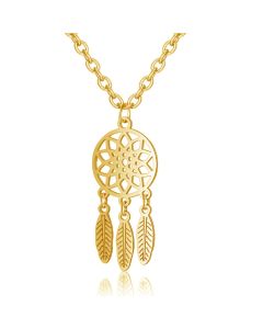 Dromenvanger Ketting Dames Goudkleurig Edelstaal