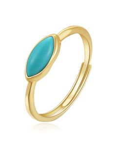 Elenza .925 Zilveren Ring met Turkoois