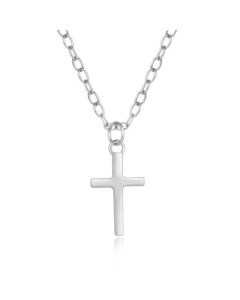 Elenza Zilveren Ketting met Klassiek Kruis in 925 Sterling Zilver