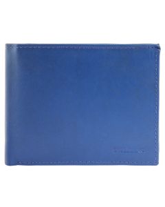 Excellanc heren portemonnee Leer Blauw