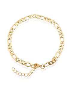 Figaro Enkelband LGT JWLS - 5mm Goud
