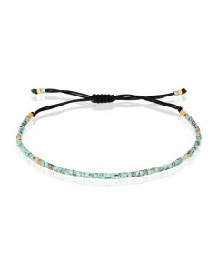 Fijn Kralen Armbandje van Memphis - Licht Blauw