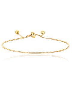 Fijne Goudkleurige Verstelbare Armband voor dames van Edelstaal