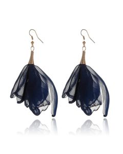 Grote Kwast Oorbellen LGT JWLS - Blauw