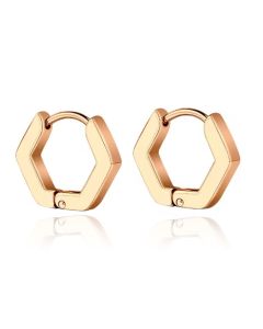 Heren Oorbellen LGT JWLS - Hexagon Rose