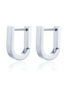 Heren Oorbellen LGT JWLS Geometric shape 1 - Zilver