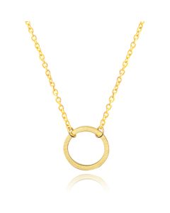 Hippe dames ketting Circle Goudkleurig