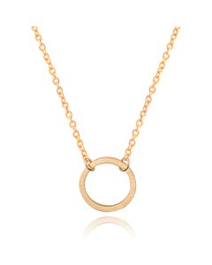 Hippe dames ketting Circle Rose