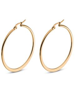 Hoop Oorringen Cilla Jewels Edelstaal Goudkleurig