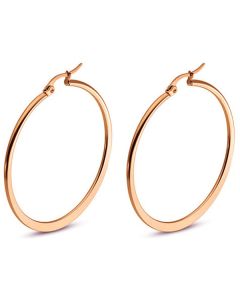 Hoop Oorringen Cilla Jewels Edelstaal Rose