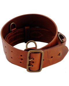 Joop.V leren riem Cognac Brons