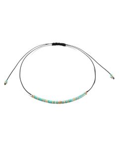 Kralen Armbandje Bohemian stijl - Blauw & Goud