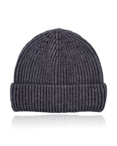 LGT JWLS Donkergrijs Beanie Muts voor Dames Medium Pasvorm