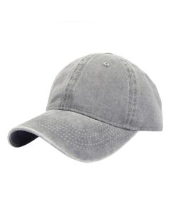 LGT JWLS Effen Baseball Cap met Faded Look - Grijs