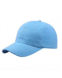 LGT JWLS Effen Baseball Cap van 100% Katoen - Licht Blauw