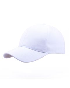 LGT JWLS Effen Baseball Cap van 100% Katoen - Wit