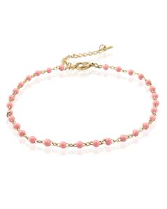 LGT JWLS Enkelband Emaille Lichtroze