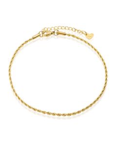 LGT JWLS Enkelband Rope Goud - 2mm
