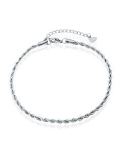 LGT JWLS Enkelband Rope Zilver - 3mm