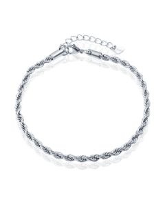 LGT JWLS Enkelband Rope Zilver - 4mm