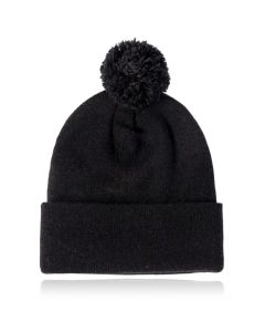 LGT JWLS Muts met Pompon in Zwart - Maat S/M