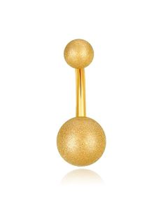 LGT JWLS Navelpiercing Matte afwerking - Goud