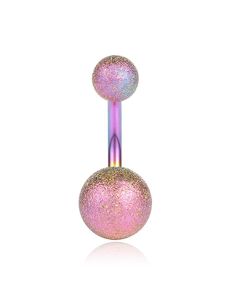 LGT JWLS Navelpiercing Matte afwerking - Holografisch